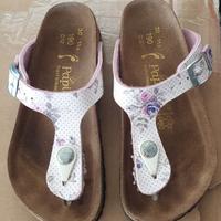 Sandali Papillio Birkenstock bimba fiori pois 30