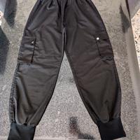 pantaloni cargo neri 