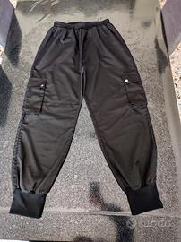 pantaloni cargo neri 