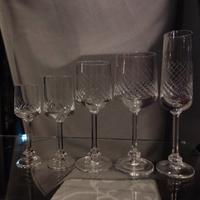 🥂 Elegante Servizio Vintage in Cristallo Molato