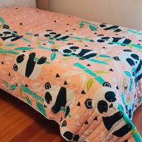 Trapunta per letto da una piazza e mezza 