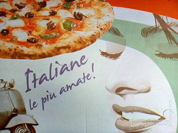 Quadro Cartonato della Pizza da 60x50 - 40x30