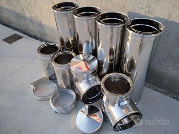 Tubo inox camino doppia parete coibentato 250-300 