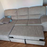 Divano con penisola/letto