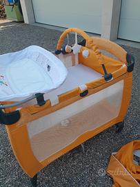 lettino culla da campeggio con fasciatoio