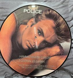 Picture disc dei Police Hammersmith Odeon 1984