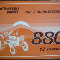 Manuale di uso e manutenzione trattore Fiat 880