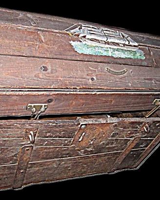 VECCHIO BAULE NAVALE RESTAURATO