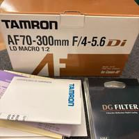 Teleobiettivo Tamron AF70-300mm F/4-5.6 per Canon