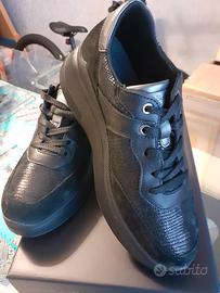 sneakers nuovissime pelle e camoscio tg 37