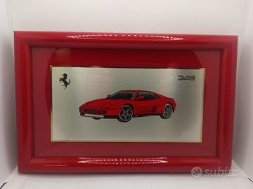 Quadretto Commemorativo Ferrari 348