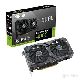 Scheda Video GPU Asus Dual RTX 4060 OC