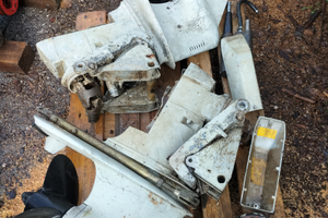 Coppia piedi poppieri volvo 290