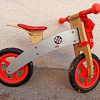 Bici in legno senza pedali per bimbi