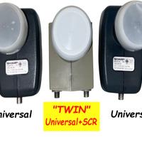 1 LNB "Twin" Universal/SCR + 2 LNB Sharp Universal