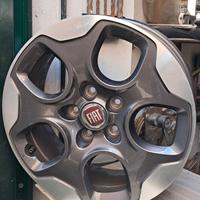 cerchi in lega 6,5j x 16 et 40, fiat 500- 600L