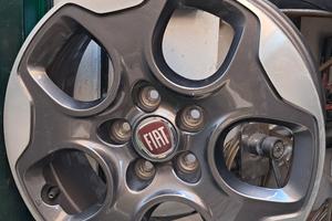 cerchi in lega 6,5j x 16 et 40, fiat 500- 600L