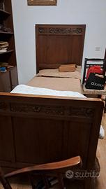 letto antico stile liberty