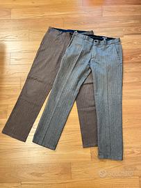 2 pantaloni uomo H&M in cotone