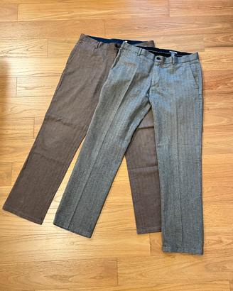 2 pantaloni uomo H&M in cotone