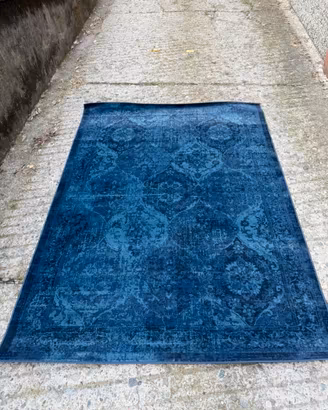 Tappeto Ikea blu