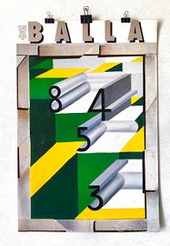 Manifesto mostra GIACOMO BALLA 1987