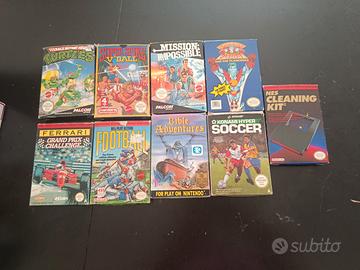 Giochi Nintendo Nes con cleaning kit