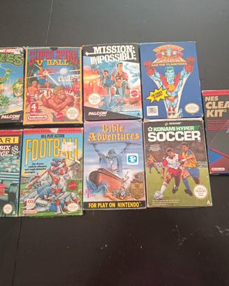 Giochi Nintendo Nes con cleaning kit
