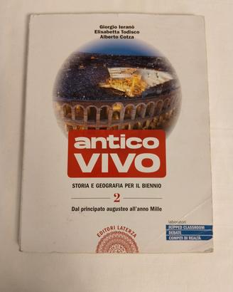 Libro Antico Vivo 2 Storia Geografia- Laterza
