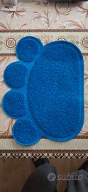 Tappetino zampa blu per cani e gatti - Antiscivolo