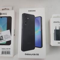 Samsung Galaxy A36 5G 8GB/256GB Nero con accessori
