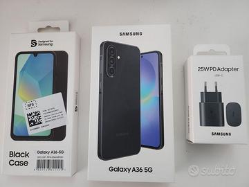 Samsung Galaxy A36 5G 8GB/256GB Nero con accessori