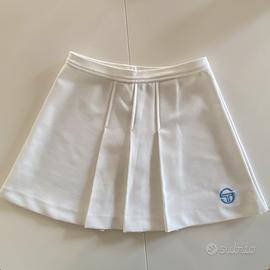 Gonna bianca vintage tennis a balze - S. Tacchini