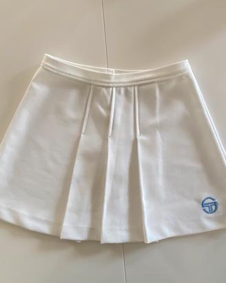 Gonna bianca vintage tennis a balze - S. Tacchini