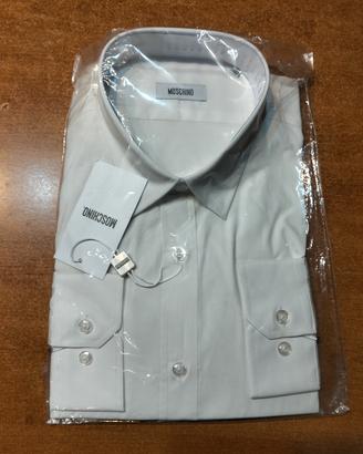 camicia nuova Moschino Heart applique 