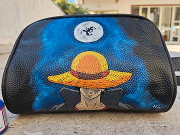 Pochette da polso ONE PIECE dipinto a mano