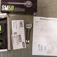 Shure SM58 Microfono Dinamico