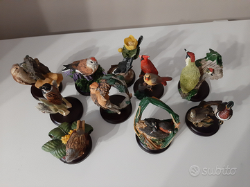 Modellini Uccelli Dipinti a Mano