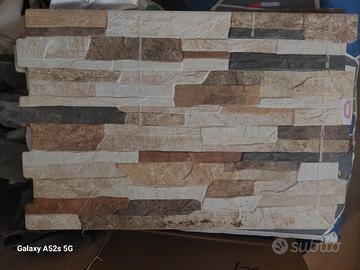 Mattonelle finta pietra per rivestimento 