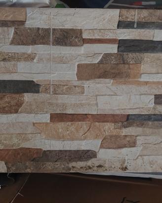 Mattonelle finta pietra per rivestimento 