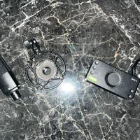 Microfono + scheda audient