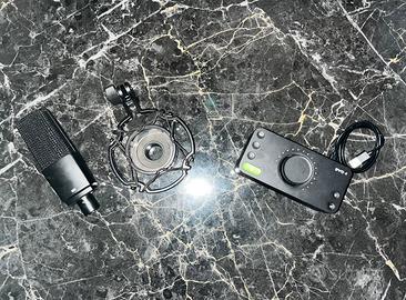 Microfono + scheda audient