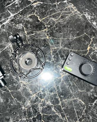 Microfono + scheda audient