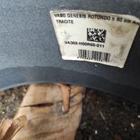 Vaso Genesis Veca grande alto antracite h 60 cm