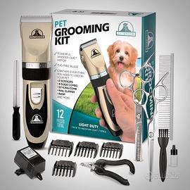 Set completo per toelettatura cani