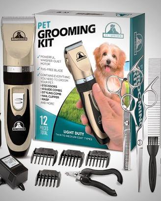 Set completo per toelettatura cani