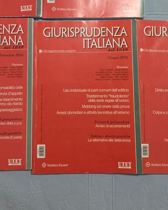 riviste giurisprudenza italiana 