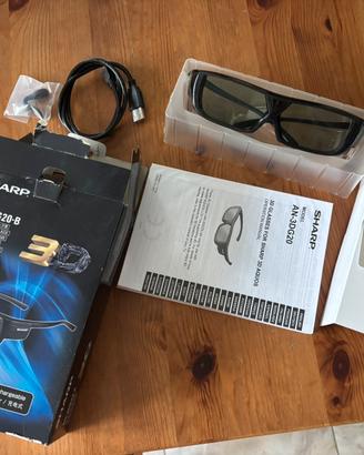 Coppia occhiali 3D - Sharp AN-3DG20-B