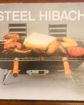 Barbecue Hibachi Vintage Acciaio Nuovo Campeggio