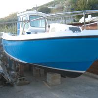 Barca pilotina motore entro bordo 7 mt